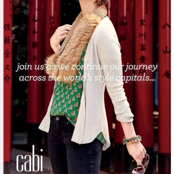 CAbi Cardigan - Shirt Tail Hem - Size Small - Picture 3 of 10